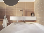 Ravak Umývadlo ARC 83/43 L, s otvorom pre batériu, bez prepadu