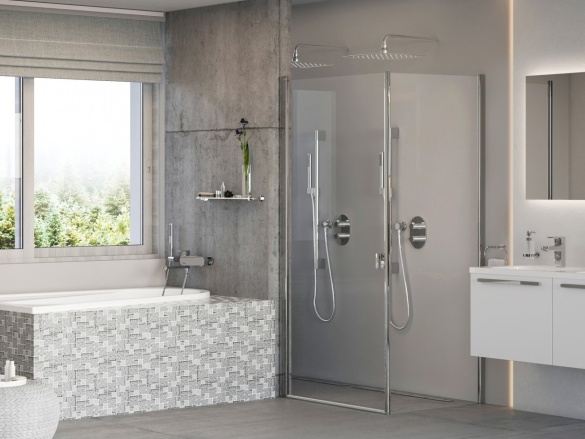 Ravak 982.02CR Hlavová sprcha, 400x400 mm, chrom