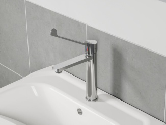 Csaptelepek –  Ravak SF 014.00CR Umyvadlová stojánková baterie 230 mm, bez výpusti, chrom