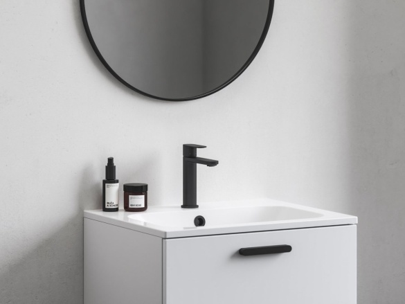 Ravak CR II 014.20BL Umývadlová batéria 175 mm bez odtokovej armatúry, čierna