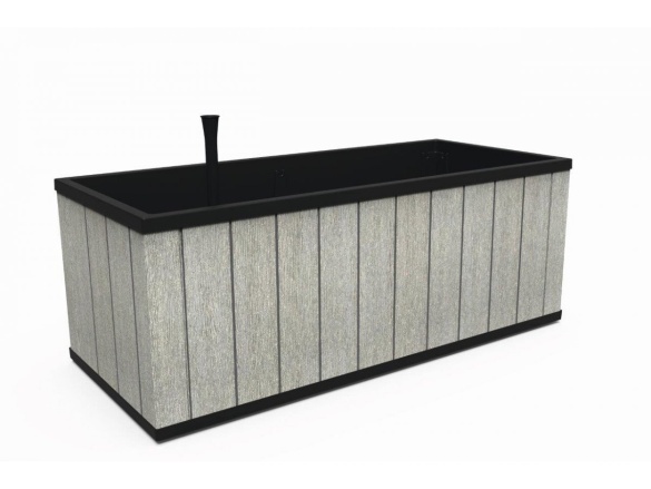 Keter Květináč  Sequoia Duotech Large šedý, 2. jakost