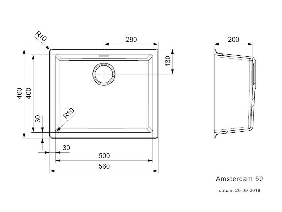 Kuchyňské dřezy Reginox Amsterdam 560