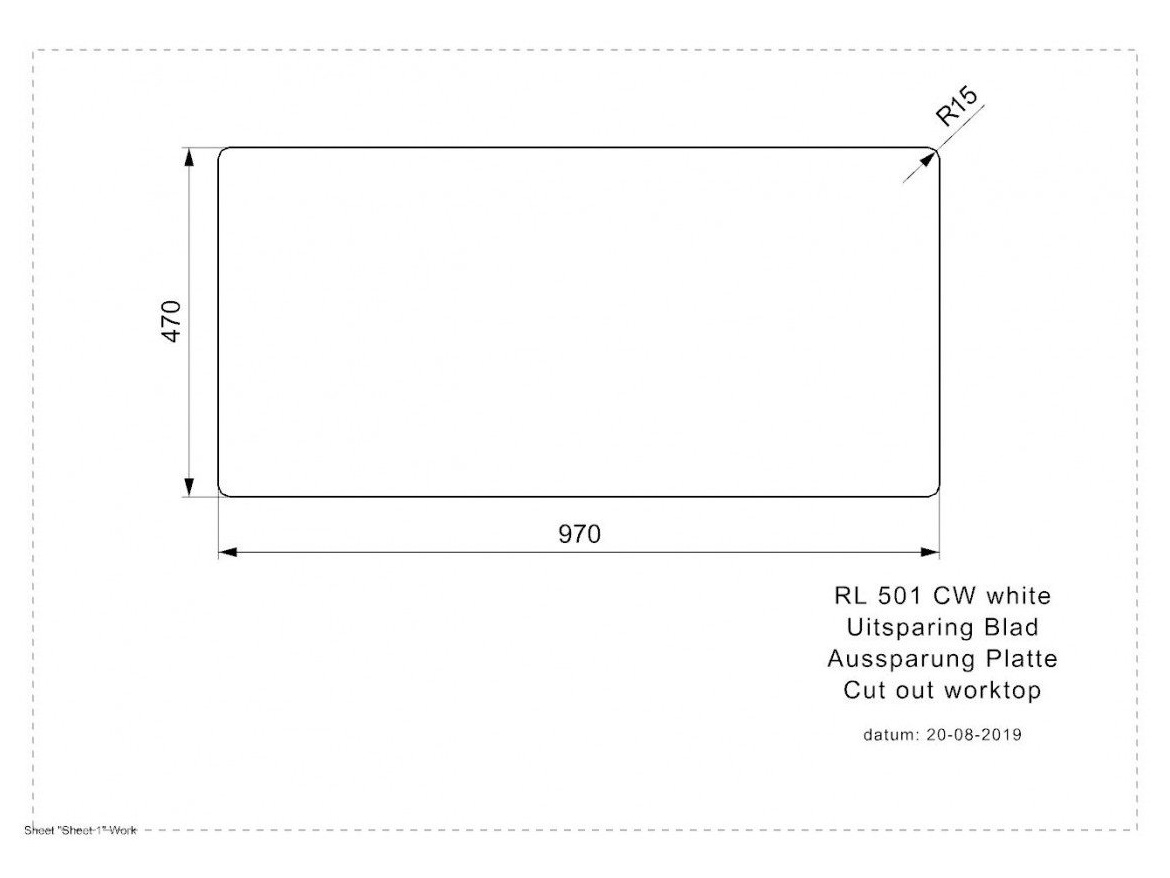 Kuchyňské dřezy Reginox Old Modena 1000.0