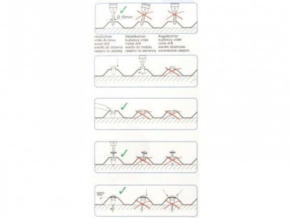 Nerezový vrut s dištančnou podložkou Scobax V2A