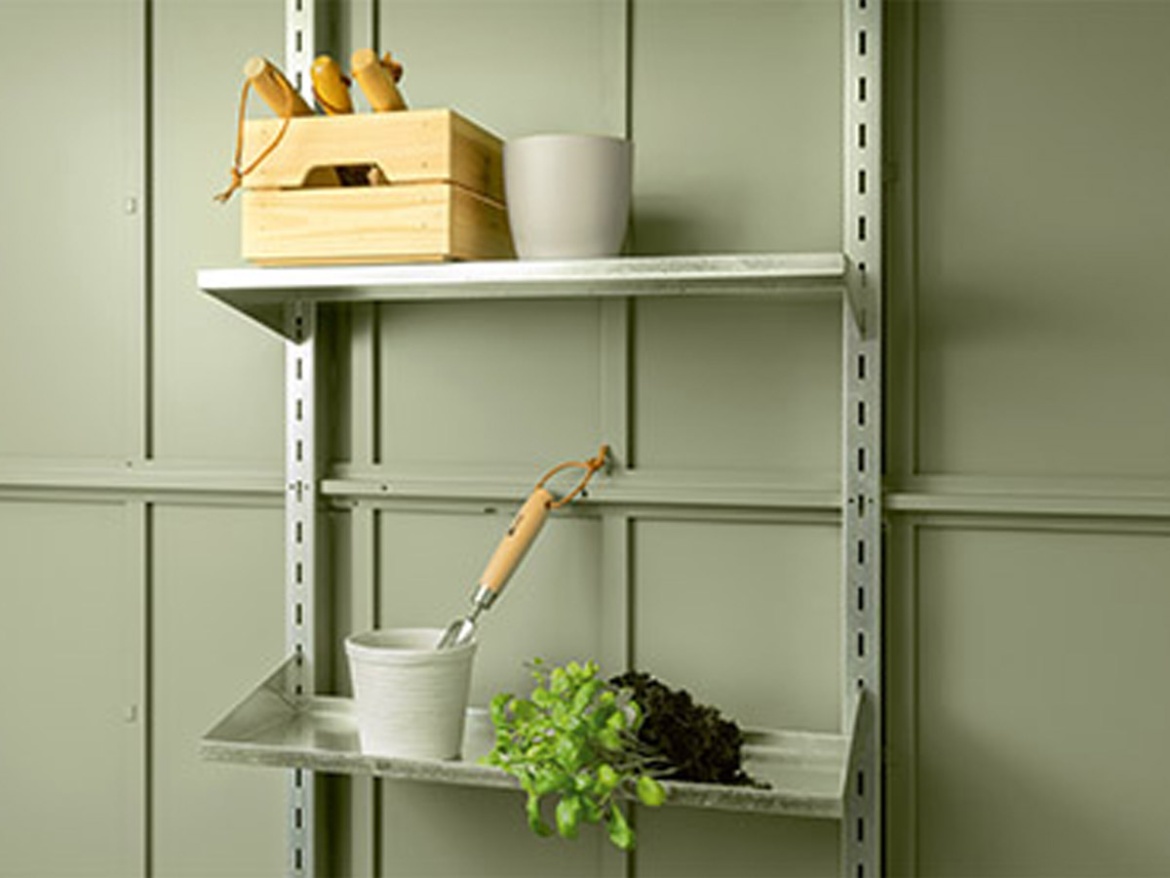 Plechový zahradní domek Hörmann Berry Modern pultová střecha