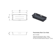 Kuchyňské dřezy Reginox SET Miami 500 Gun metal + baterie Cano + příslušenství