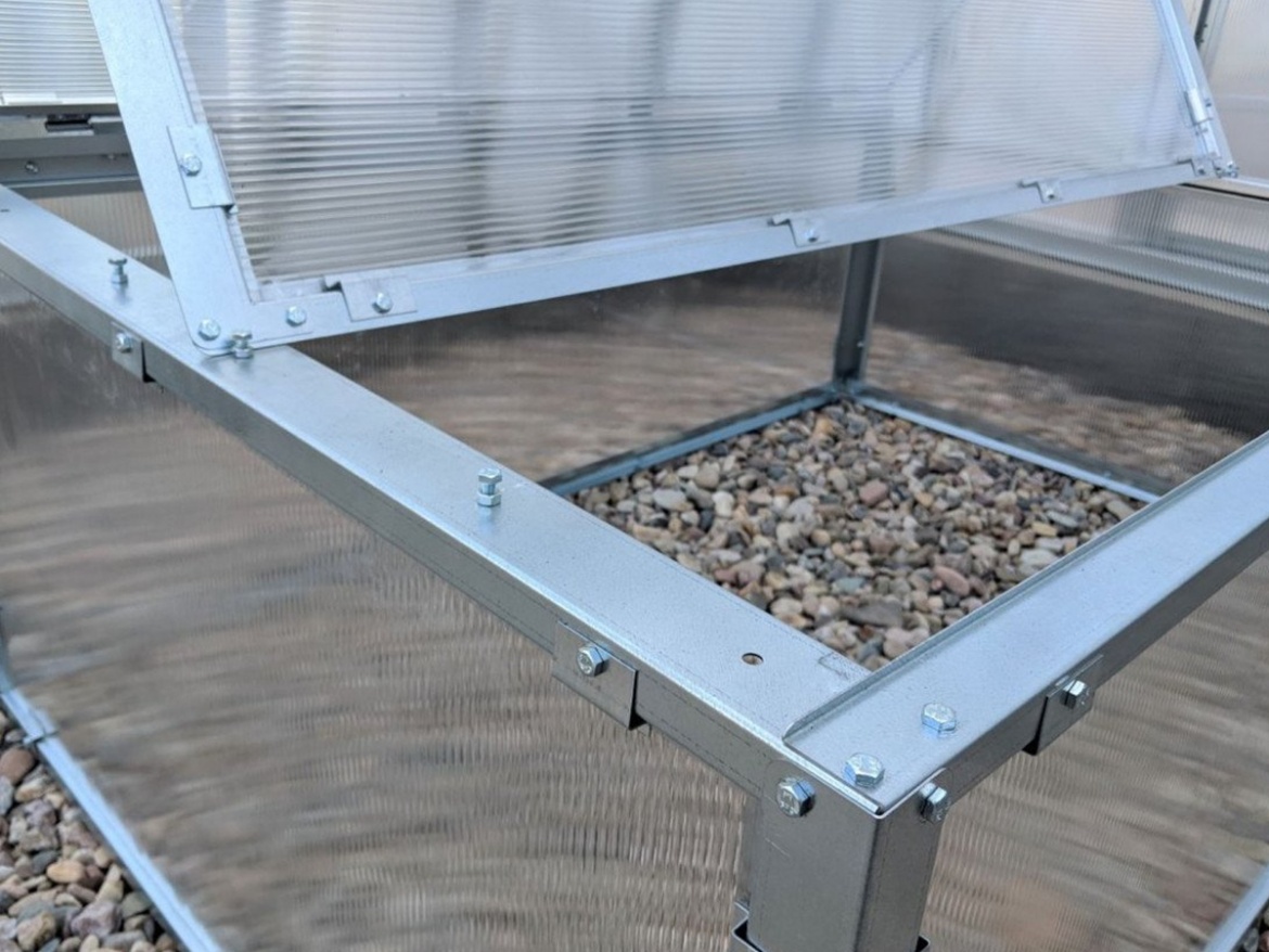 Gutta Polykarbonátový pařník Gardentec pozink