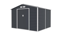 Plechový zahradní domek G21 GAH 706 - 277 x 255 cm, antracitový