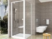 Ravak PPS 100, satin+transparent