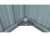Fém garázs 3,8 x 6 m nyeregtetővel, antracit színű Riwall PRO RMCG 20x13 Anthracite