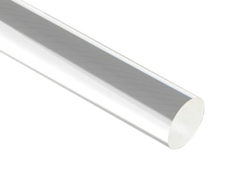 Plexiüveg (PMMA) –  Plexiglas XT Průměr (vnější): 20, Kód barvy: 0A070, Délka: 2000, Hmotnost: 0.764