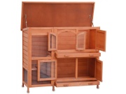 Scobax Dřevěná králíkárna TEPLICE, 1220x480x1035 mm