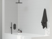 Ravak ES 067.60GLB.O3.RB07C Termostatická podomietková batéria 3-cestná pre R-box, zlato kefované