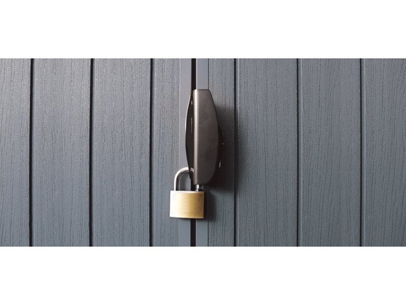 Plastový záhradný domček Keter Darwin 6 x 4 šedý, s podlahou