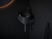 Ravak Umývátko Yard 28 C, s otvorem pro baterii, bez přepadu, bílá