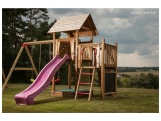 Detské ihrisko so šmykľavkou a hojdačkou Česká Manufaktura Matýsek