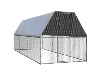 Drůběž –  Scobax Venkovní klec - oplocený výběh - 2x6x2 m