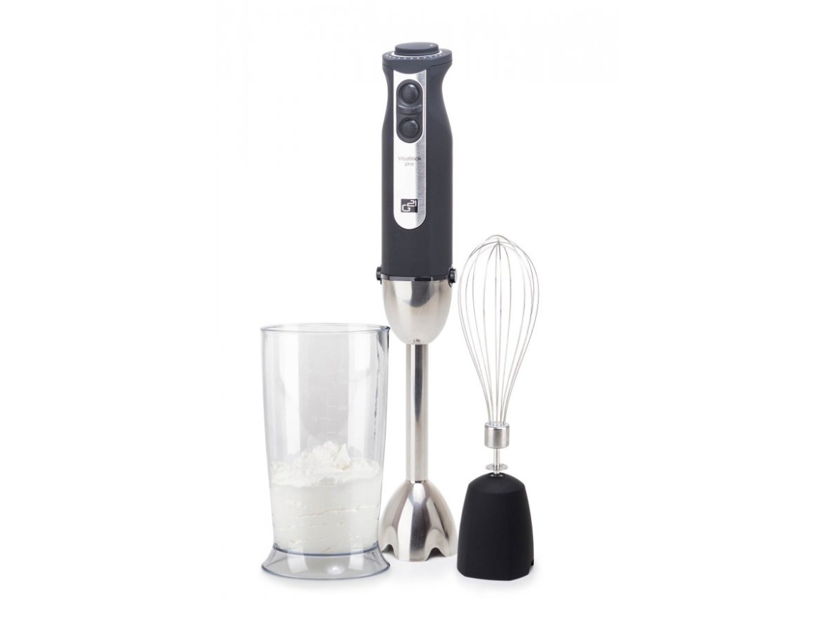 G21 Set  mixér VitalStick Pro 1000 W s Food Processorem, Black