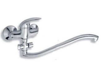 Csaptelepek –  Novaservis Umyvadlová paneláková baterie Metalia 55 100 mm, chrom, nástěnná, bez příslušenství,  55033/1,0