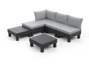 Keter Zahradní nábytek  Elements 5místný modulární set grafitový
