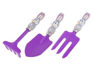 Záhradné náradie –  Greenmill Sada dětského nářadí s králíčkem GR0135 - fialová