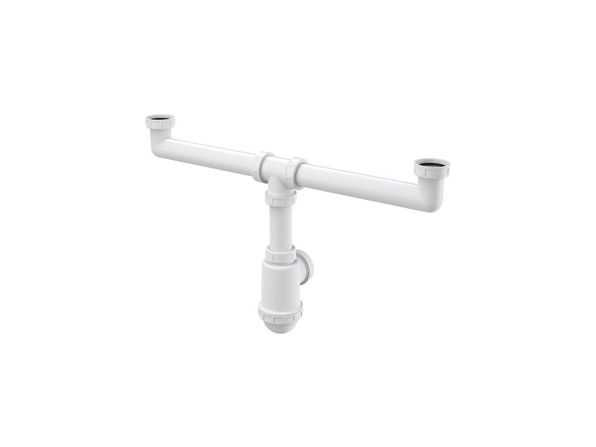 Alcadrain Dřezový sifon A448 bez výpusti G 6/4", odpad 40/50 mm,  A448-DN50/40