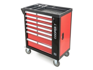 Épület –  G21 Dílenský vozík  Cooper 7, černo-červený