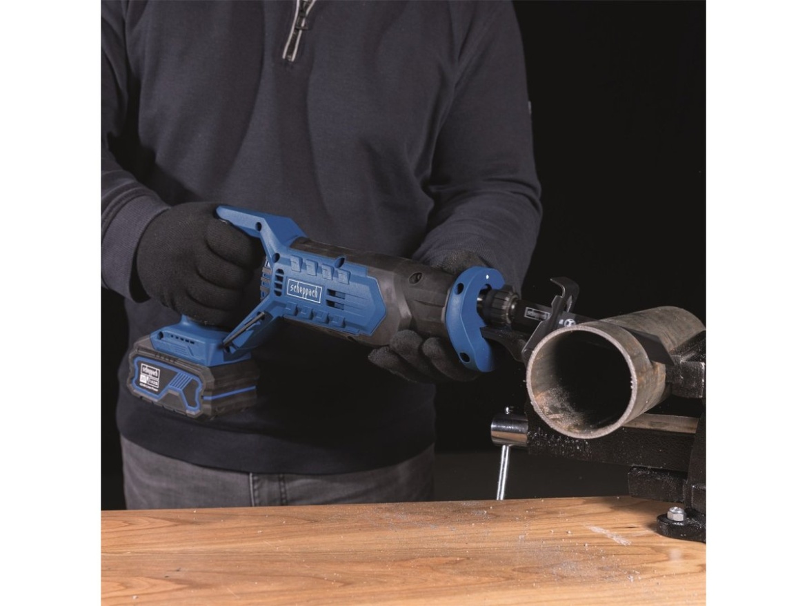 20 V IXES aku ocasová pila (bez baterie a nabíječky) Scheppach C-RS100-X