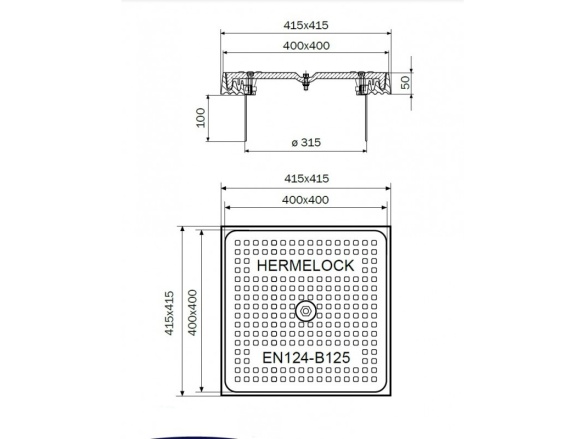 Poklop Hermelock Manhole Cover L