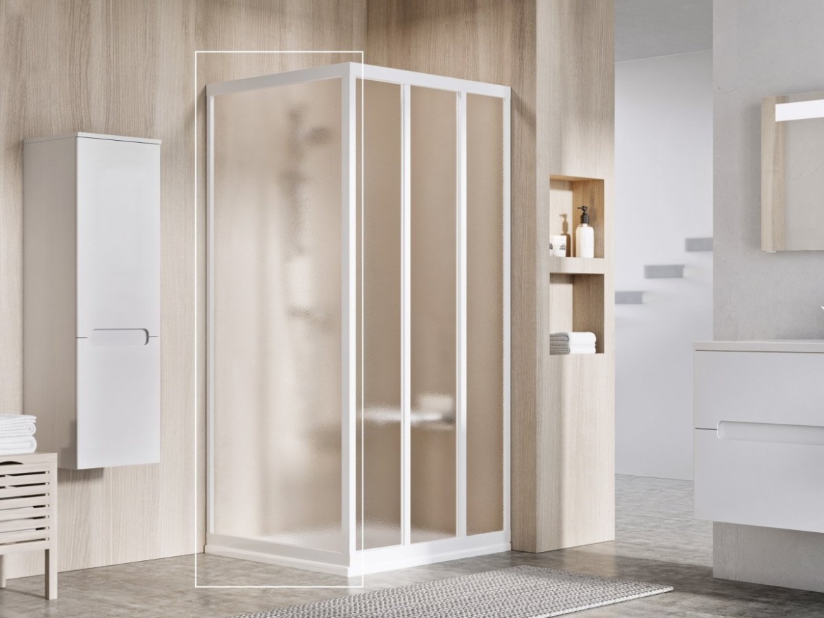 Ravak APSS 80 198, čierna+pearl