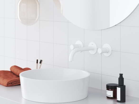 Ravak ES 019.10WV.O1 Umyvadlová podomítková baterie s tělesem, White Velvet