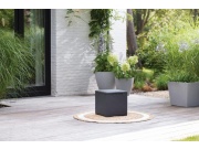 Keter Zahradní stůl  Vigo grafitový s úložným prostorem