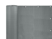 Balkónová zástena s kovovými okami Scobax Balcony eyelet