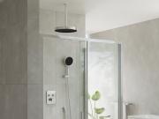 Ravak 991.20BLM Hlavová sprcha, 300 mm, čierna matná