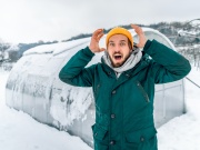 Čo robiť so skleníkom, keď napadne sneh?