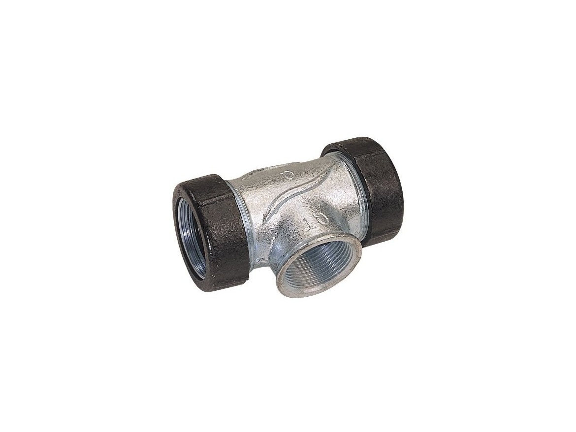 Gebo Svěrný T-kus QT s vnitřním závitem 5/4", Gebo Quick 17.195.04.04