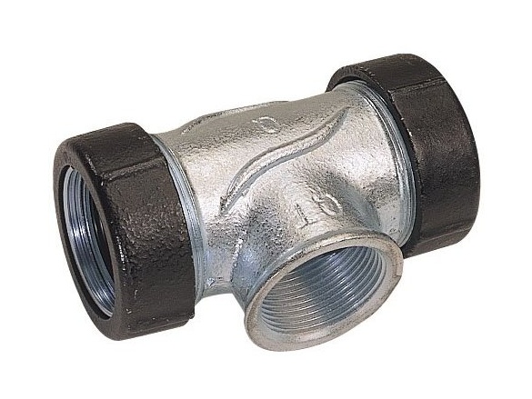 Gebo Svěrný T-kus QT s vnitřním závitem 5/4", Gebo Quick 17.195.04.04