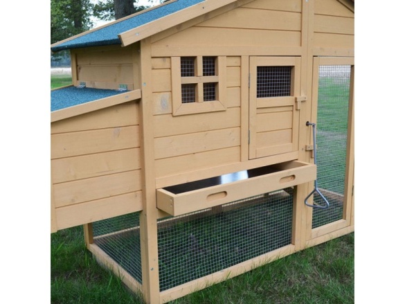 Kurník Scobax Dřevěný kurník BERLIN XXL, 1900x670x1170 mm