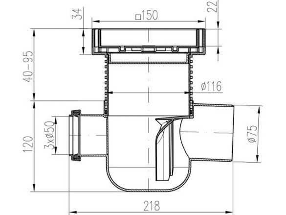 Vpusť Chuděj PVM 50