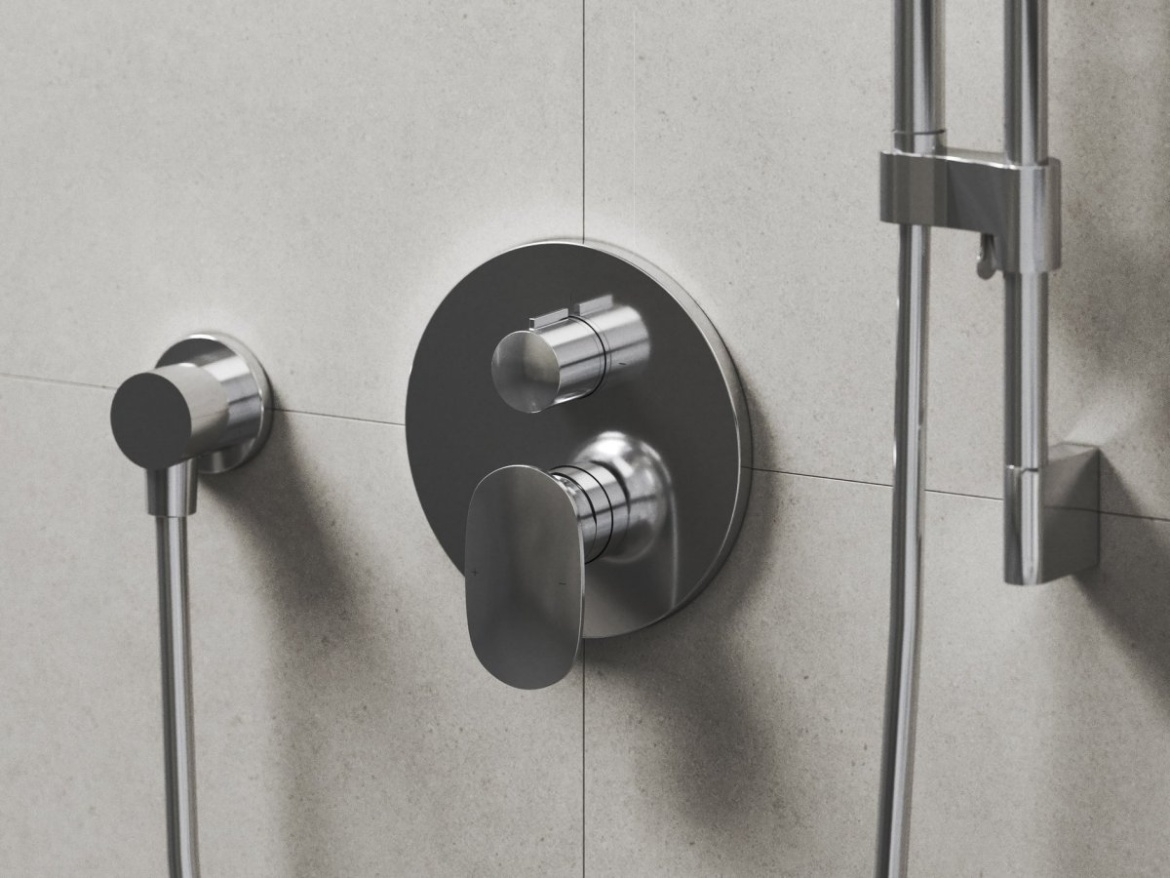 Ravak SG 065.00CR.O2.RB072 Podomítková baterie 2-cestná bez tělesa, chrom