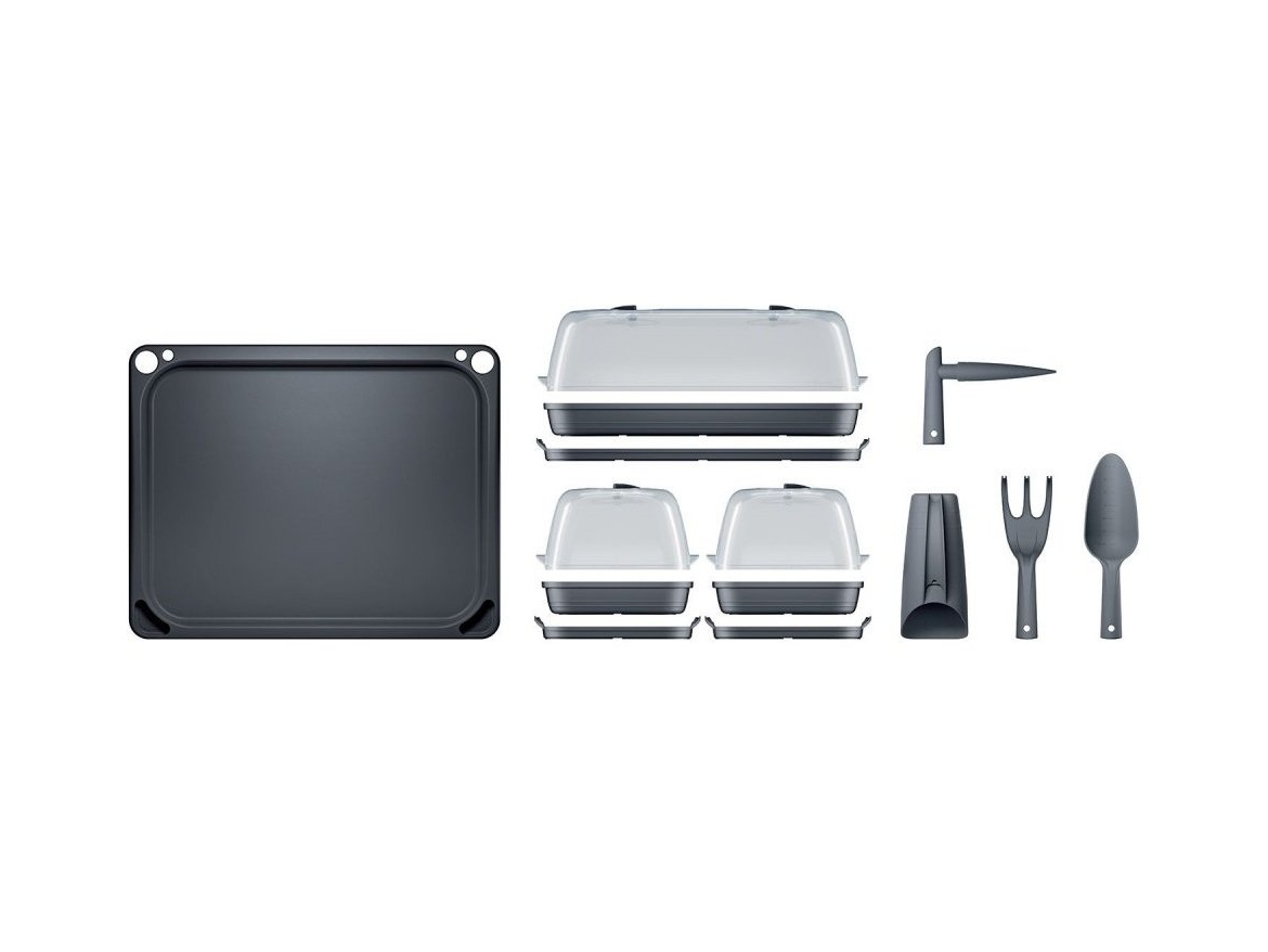 Prosperplast Set sadbovačů a nářadí 14v1 RESPANA TABLE TOP SEED STARTER SET - antracit