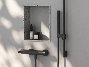 Ravak 957.20BL Ručná sprcha, 1 funkcia, čierna