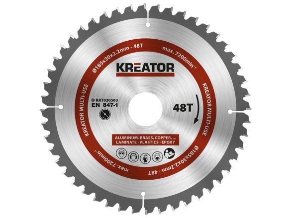 Pílový Kreator kotouč univerzální 185mm, 48T