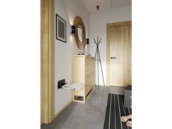 Ravak Sedátko Ovo B II, orange /nerez