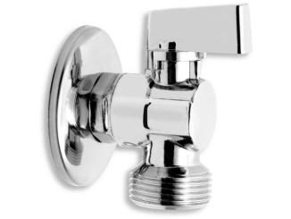 Technická sanita –  Novaservis Ventil rohový pračkový 1/2" x 3/4" se zpětnou klapkou,  CF3027