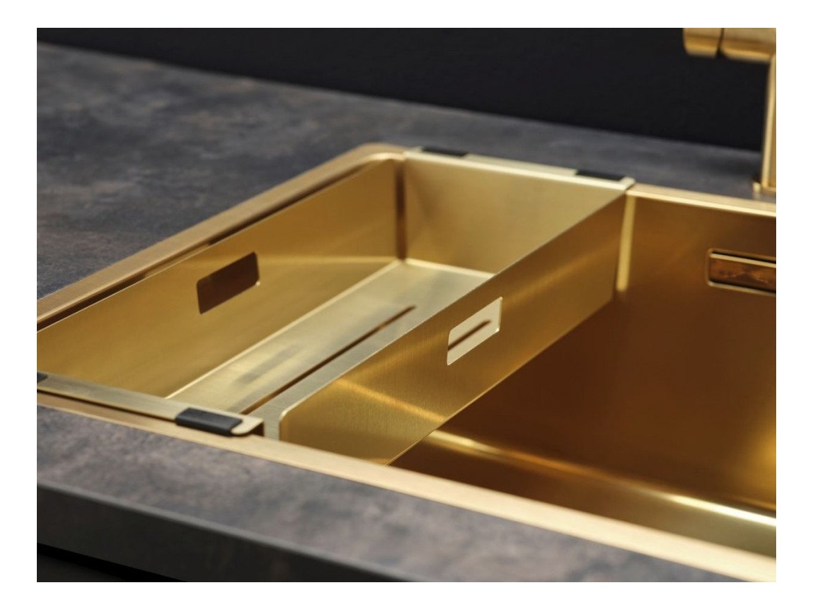 Kuchyňské dřezy Reginox SET Miami 500 Gold + baterie Crystal + příslušenství