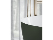 Ravak Vana Freedom O Tec 170x77 volně stojící, Smoke Grey/bílá, krytka odtoku bílá/černá/chrom