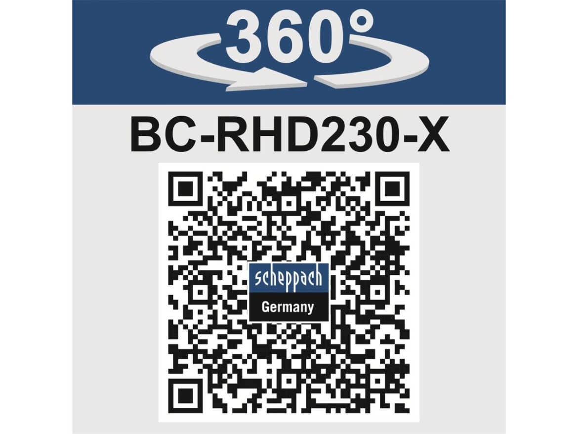 20 V IXES aku vŕtacie/sekacie kladivo (bez batérie a nabíjačky) Scheppach BC-RHD230-X