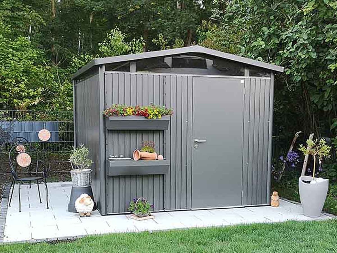 Plechový zahradní domek Biohort Panorama