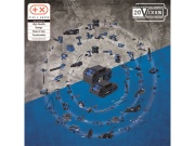 20 V IXES duálna nabíjačka 2,4 A Scheppach SDBC2.4A